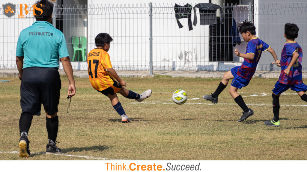 Raptors U9 team celebrating championship win at Bangna Super Cup Football Tournament 2026 - 3